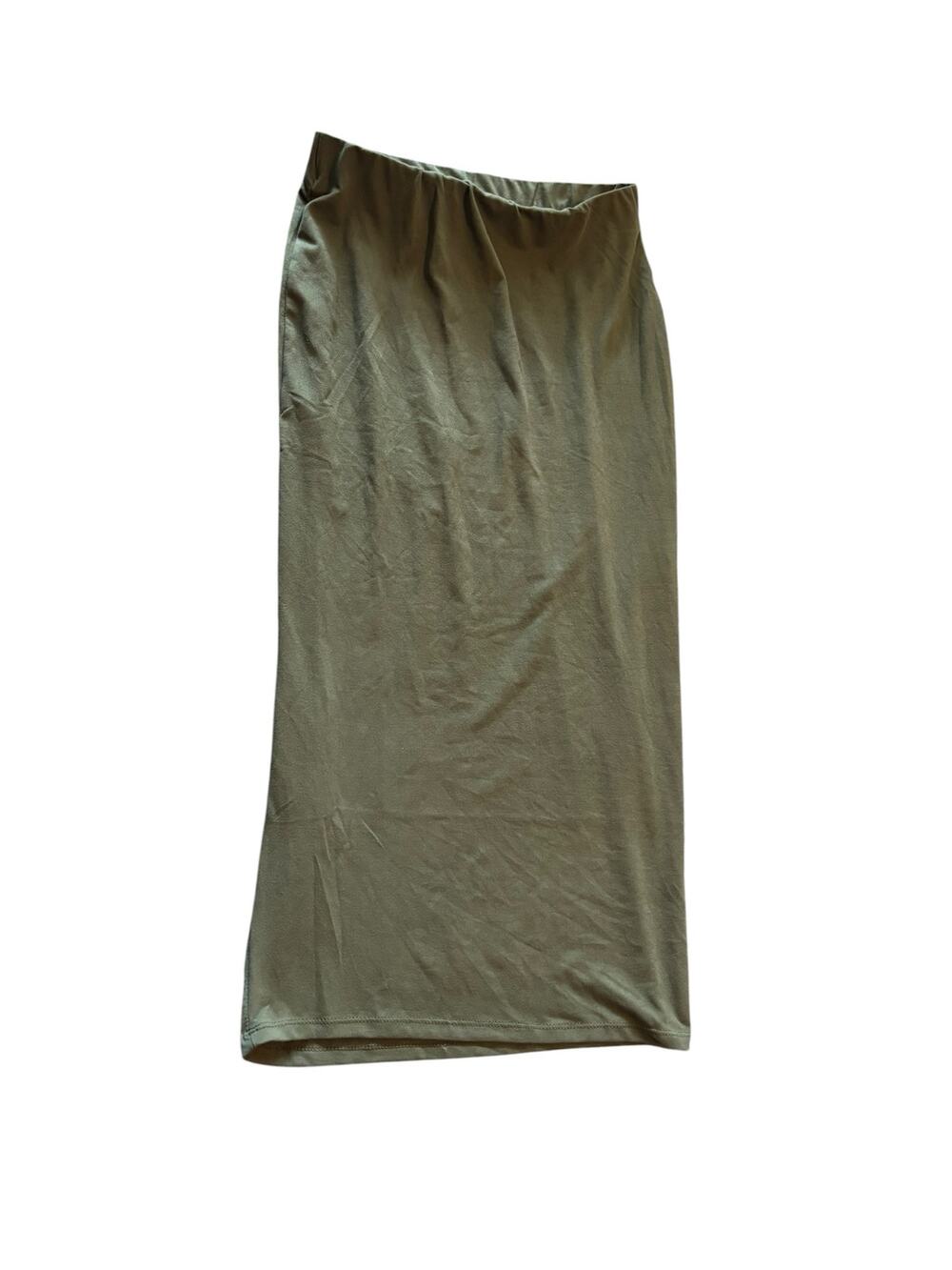 Capella Green Straight Midi Skirt Size M